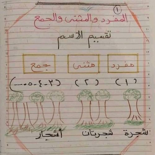 مدراول تأسيس لغة عربية 