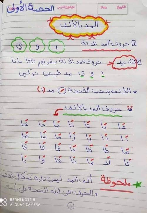 مدراول تأسيس لغة عربية 