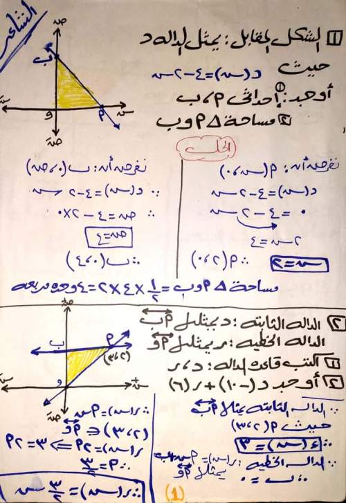 مدراول جبر للصف الثالث الإعدادي ترم أول 2022	