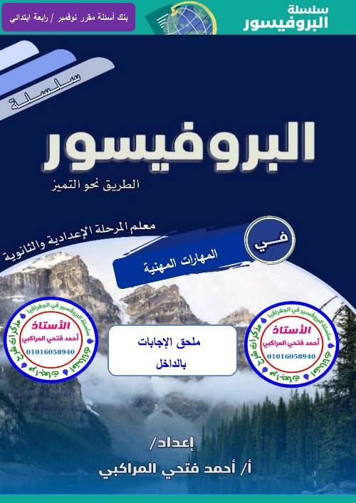 مراجعة البروفيسور في مادة المهارات المهنية علي مدرس اول