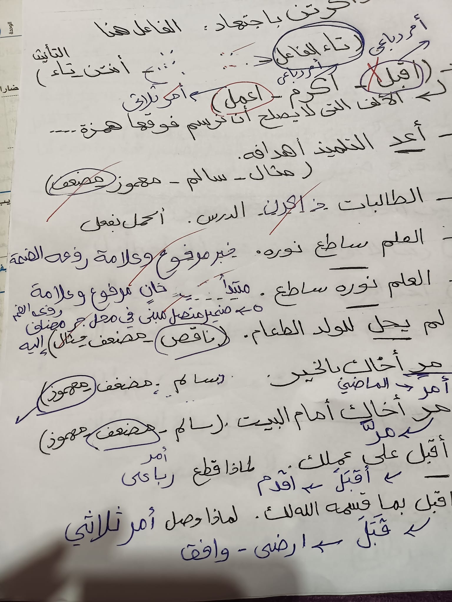 مدرس اول مراجعة نحو بالاجابات فى اللغة العربية للصف الأول الإعدادي الترم الأول أ/ مها سعيد	