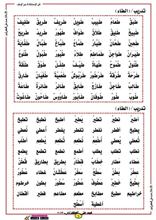 مدرس دوت كوم تعلم الإملاء بسهولة مع مذكرة الإملاء الهادفة للمرحلة الإبتدائية أ/محمد علي الكفراوى	