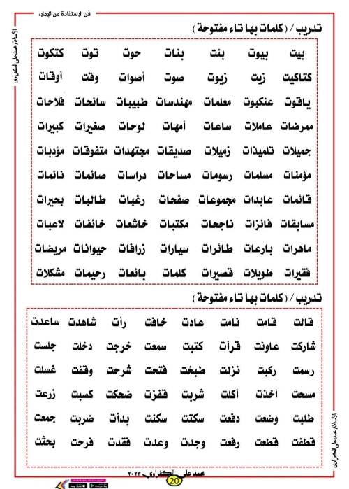 مدرس دوت كوم تعلم الإملاء بسهولة مع مذكرة الإملاء الهادفة للمرحلة الإبتدائية أ/محمد علي الكفراوى	