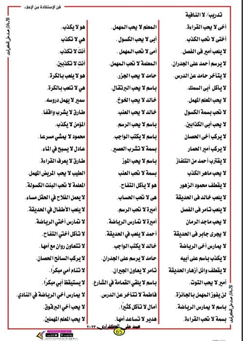 مدرس دوت كوم تعلم الإملاء بسهولة مع مذكرة الإملاء الهادفة للمرحلة الإبتدائية أ/محمد علي الكفراوى	