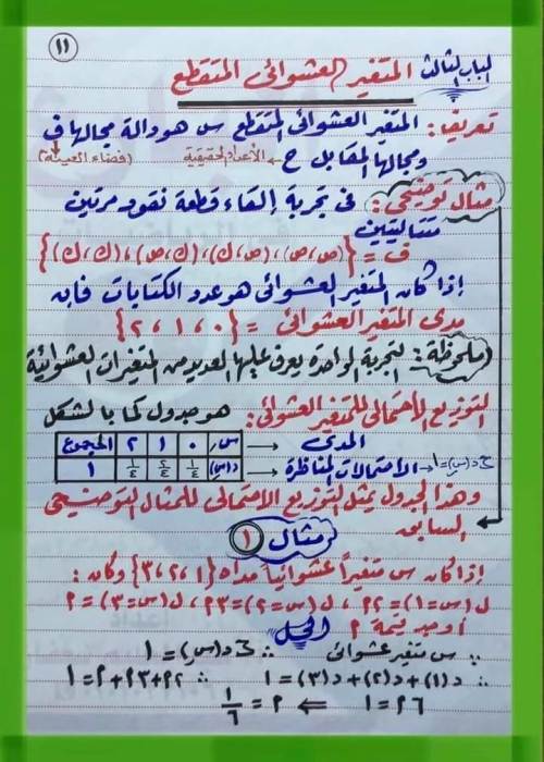 مدرس دوت كوم مذكرة إحصاء الصف التالت الثانوى أ/ عبد الحليم سعفان	