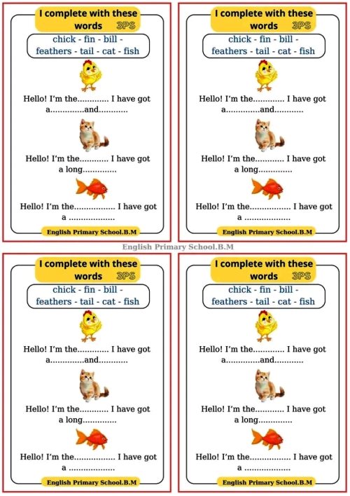 مذكرتى مذكرة لغة انجليزية الصف الثالث الابتدائى الترم الثانى	