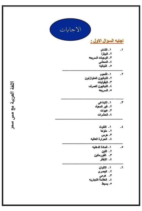 مدرس دوت كوم مراجعة ليلة الامتحان فى المهارات المهنية الصف الخامس الابتدائى الترم الثانى أ/ وفاء محمود ، أ/ سمر	