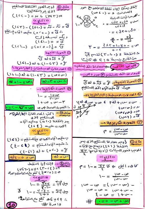 مدرس دوت كوم مراجعة نهائية بالإجابات النموذجية فى الرياضيات للصف الأول الثانوى الترم الثانى أ/ محمود مرزوق	