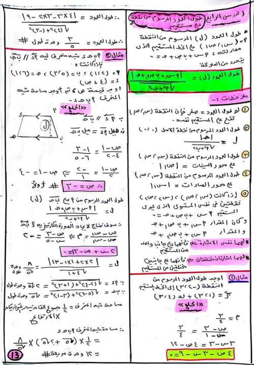 مدرس دوت كوم مراجعة نهائية بالإجابات النموذجية فى الرياضيات للصف الأول الثانوى الترم الثانى أ/ محمود مرزوق	