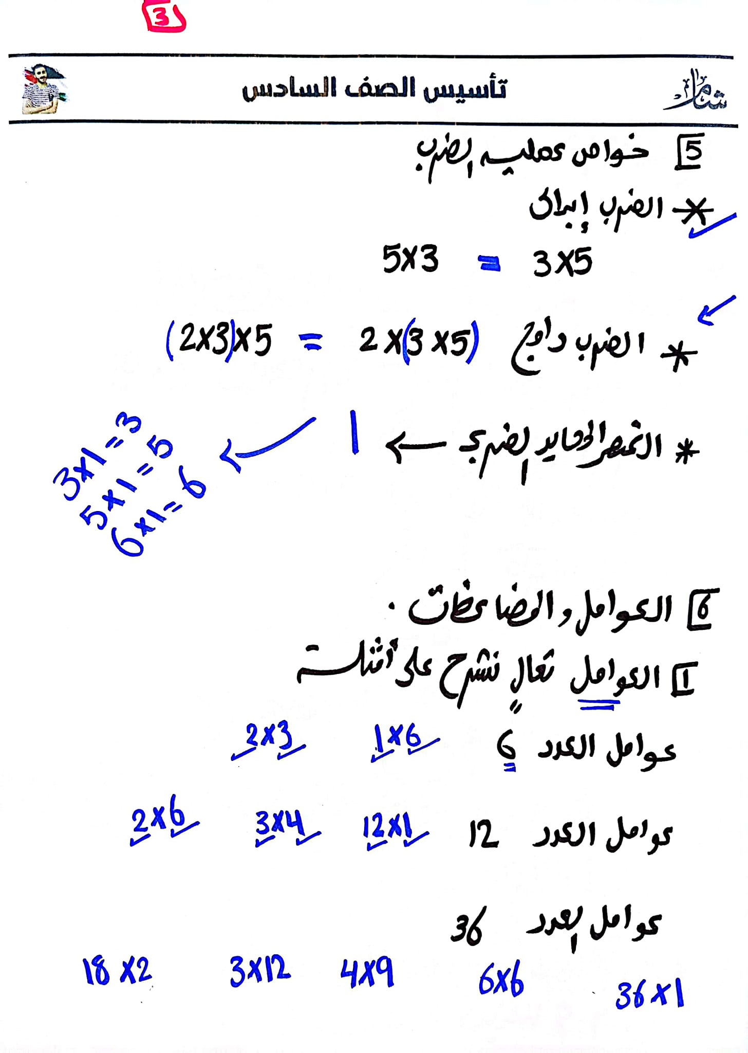 مدرس دوت كوم تأسيس رياضيات للصف السادس الإبتدائى أ/ محمد إبراهيم	