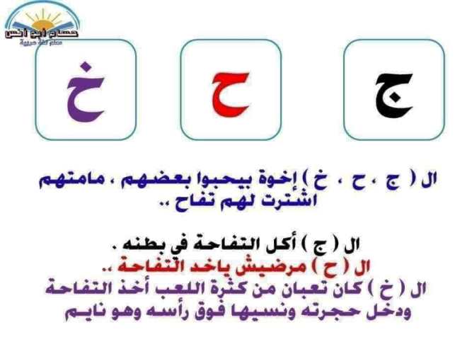مدرس اول تاسيس اللغة العربية لتعليم القراءة أ/ حسام أبو أنس	
