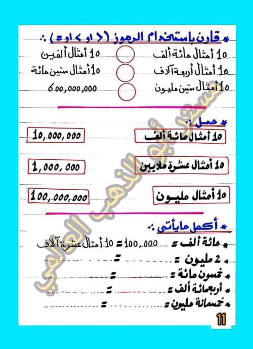 مدرس دوت كوم الدرس الثاني رياضيات رابعة ابتدائى الترم الاول أ/ ابو الذهب 