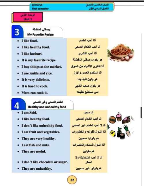 مدرس اول براجرافات فى اللغة الانجليزية الصف الرابع والخامس والسادس الابتدائي 