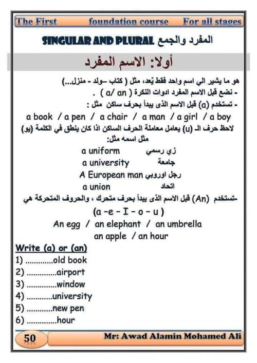 مدرس دوت كوم كورس لغة انجليزية الصف الرابع الابتدائى الترم الاول أ/ عوض الامين 