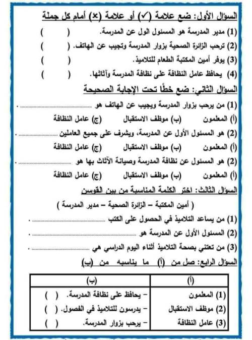 مدرس دوت كوم مذكرة مهارات مهنية الصف الخامس الابتدائى الترم الاول 