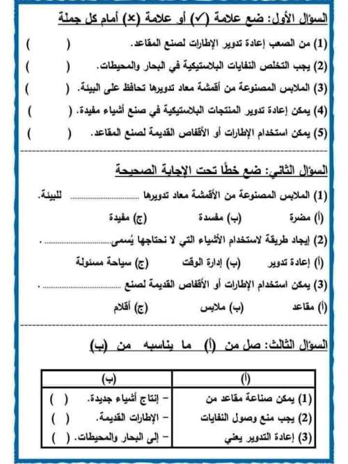 مدرس دوت كوم مذكرة مهارات مهنية الصف الخامس الابتدائى الترم الاول 