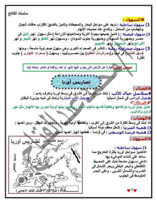 مدرس دوت كوم الدرس الاول والثانى فى الدراسات الاجتماعية الصف الثالث الاعدادى الترم الاول أ/ محمد عبد الفتاح  