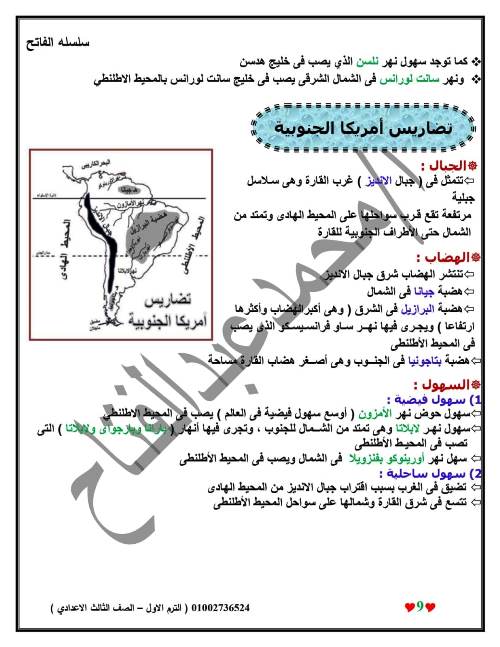 مدرس دوت كوم الدرس الاول والثانى فى الدراسات الاجتماعية الصف الثالث الاعدادى الترم الاول أ/ محمد عبد الفتاح  