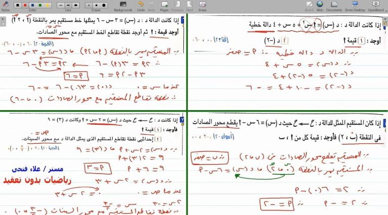 مدرس دوت كوم مذكره في الجبر الصف الثالث الاعدادي الترم الاول أ/ علاء فتحي 