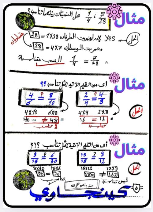 مدرس اول مذكرة فى الرياضيات الصف الاول الاعدادى الترم الاول أ/ ايمن فتح الله 