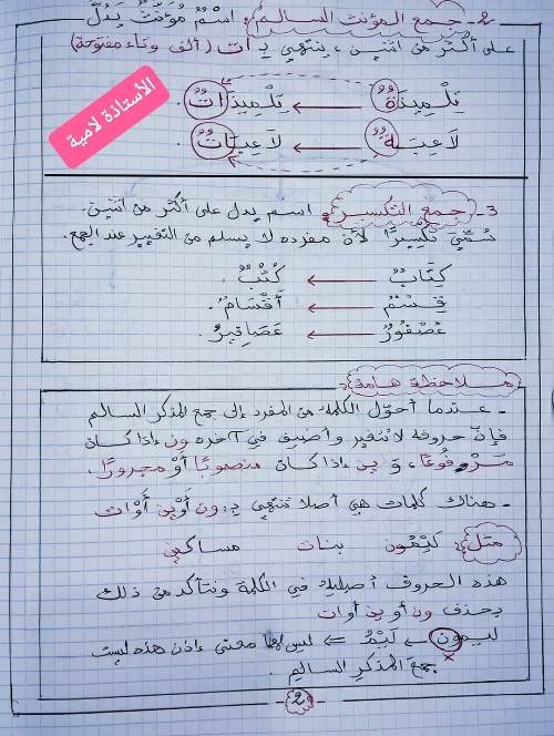 مدرس دوت كوم مذكرة فى اللغة العربية الصف الرابع الابتدائى الترم الاول أ/  لامية