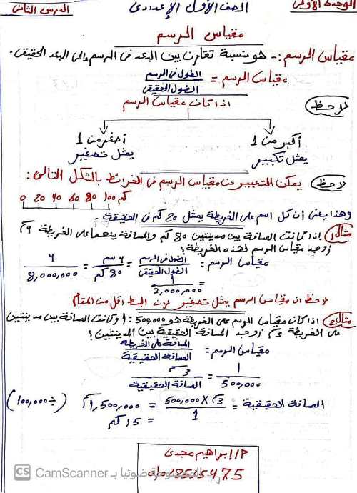 مدرس دوت كوم مراجعة لامتحان شهر اكتوبر فى الرياضيات الصف الاول الاعدادى الترم الاول أ/ ابراهيم مجدى 