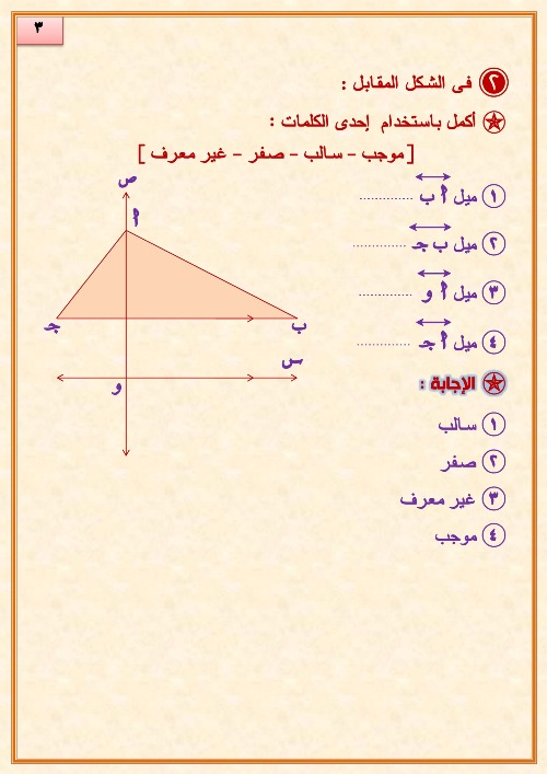 مدرس اول مذكره في الجبرالصف الثانى الإعدادى الترم الاول 