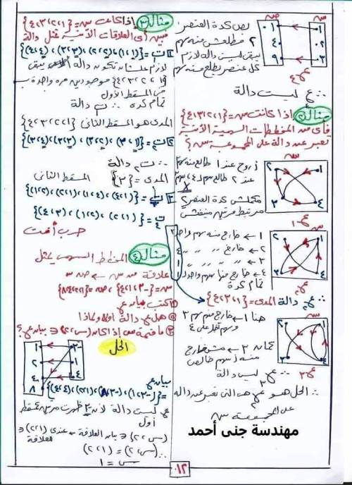 مدرس اول شيتات شرح منهج الجبر (الجزء الاول )  للصف الثالث الإعدادي الترم الاول أ/ جنى احمد 