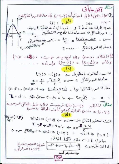 مدرس اول شيتات شرح منهج الجبر (الجزء الثانى ) للصف الثالث الإعدادي الترم الاول أ/ جنى احمد