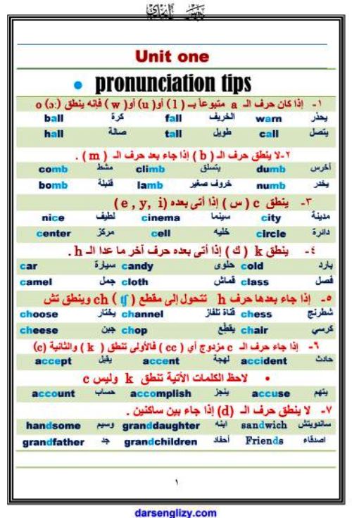 مدرس دوت كوم كورس لغة انجليزية للصف الخامس والسادس الابتدائي 