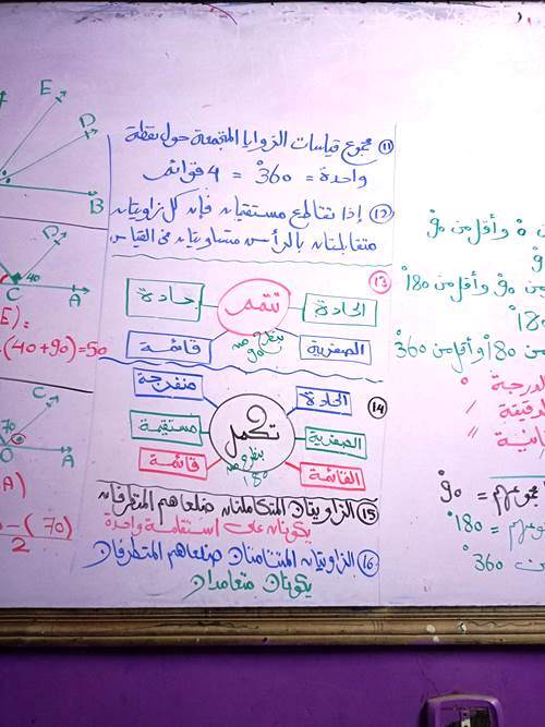 مدرس اول الدرس الاول فى الهندسة الصف الاول الاعدادى الترم الاول 