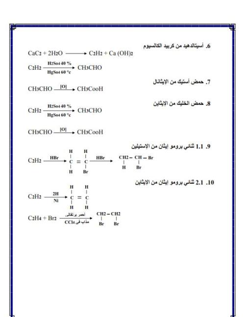 مدرس دوت كوم  معادلات الكيمياء للصف الثالث الثانوي