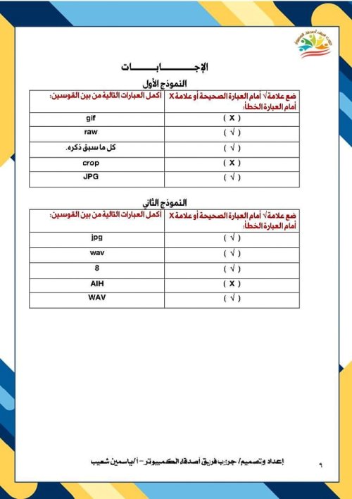 مدرس دوت كوم بنك أسئلة شهر نوفمبر في الحاسب آلالي الصف الاول الثانوي الترم الاول